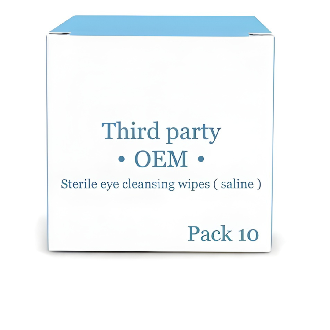 Sterile Eye Wipes-Normal Saline<br>(10 Pcs Pack)