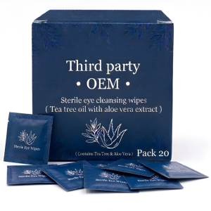Sterile Eye Wipes-Tea Tree Aloevera<br>( 20 Pcs Pack)